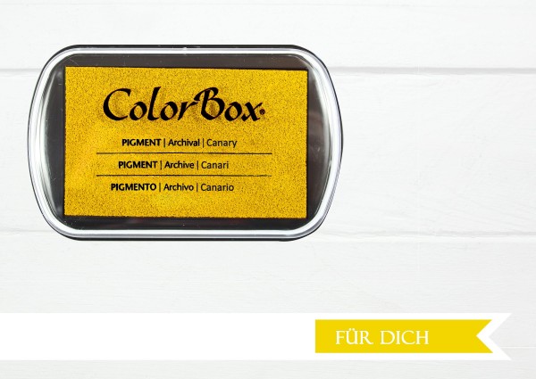 Stempelkissen Canarygelb Pigment Color Box